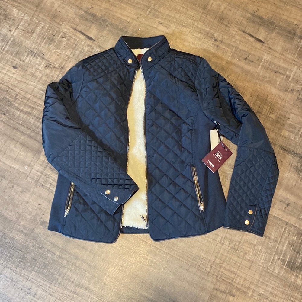 Quilted Fleece Jacket NWT